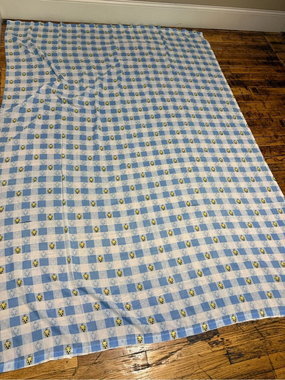 Vintage 90s Tweety Bird Twin Bedding Flat Sheet, fitted sheet, and Pillow Case